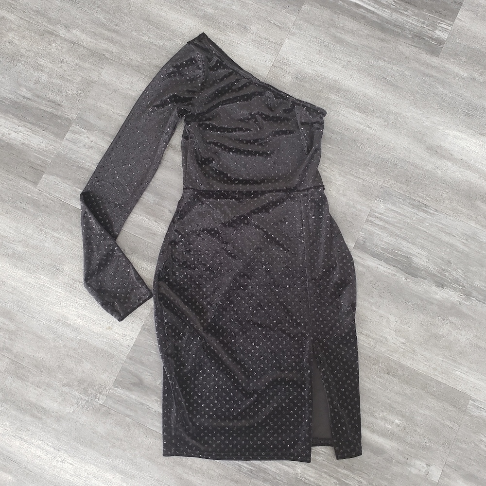 Black Velvet PLT Long Sleeve Mini